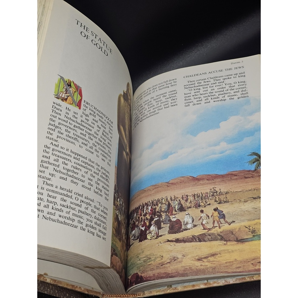 The Children's Bible by Golden Press Color Illustrated Hardcover 1965 - Picture 14 of 14